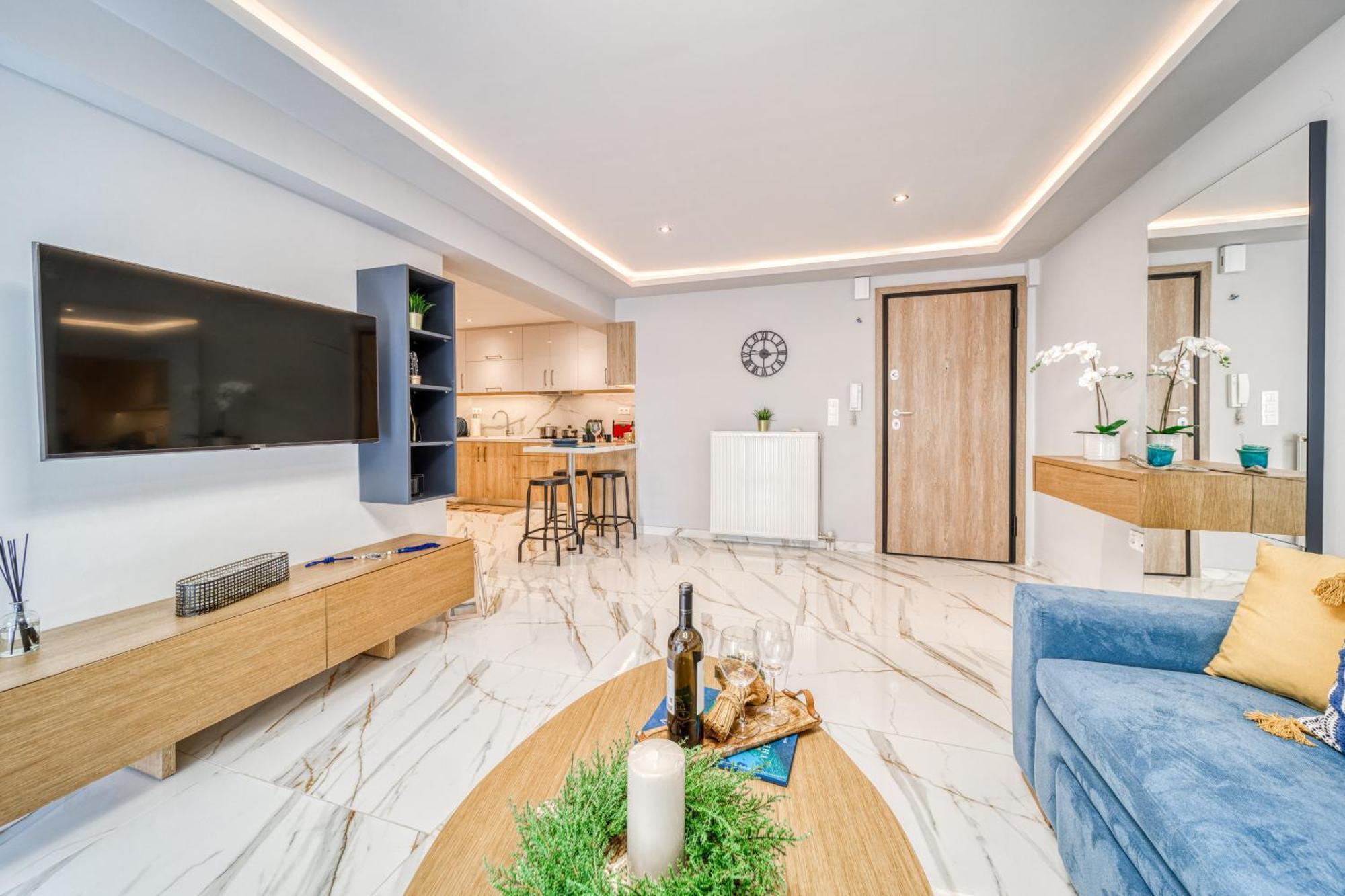 Athens Riviera, Seaview, Beachfront, Lux Apartment On Starbucks Building Экстерьер фото