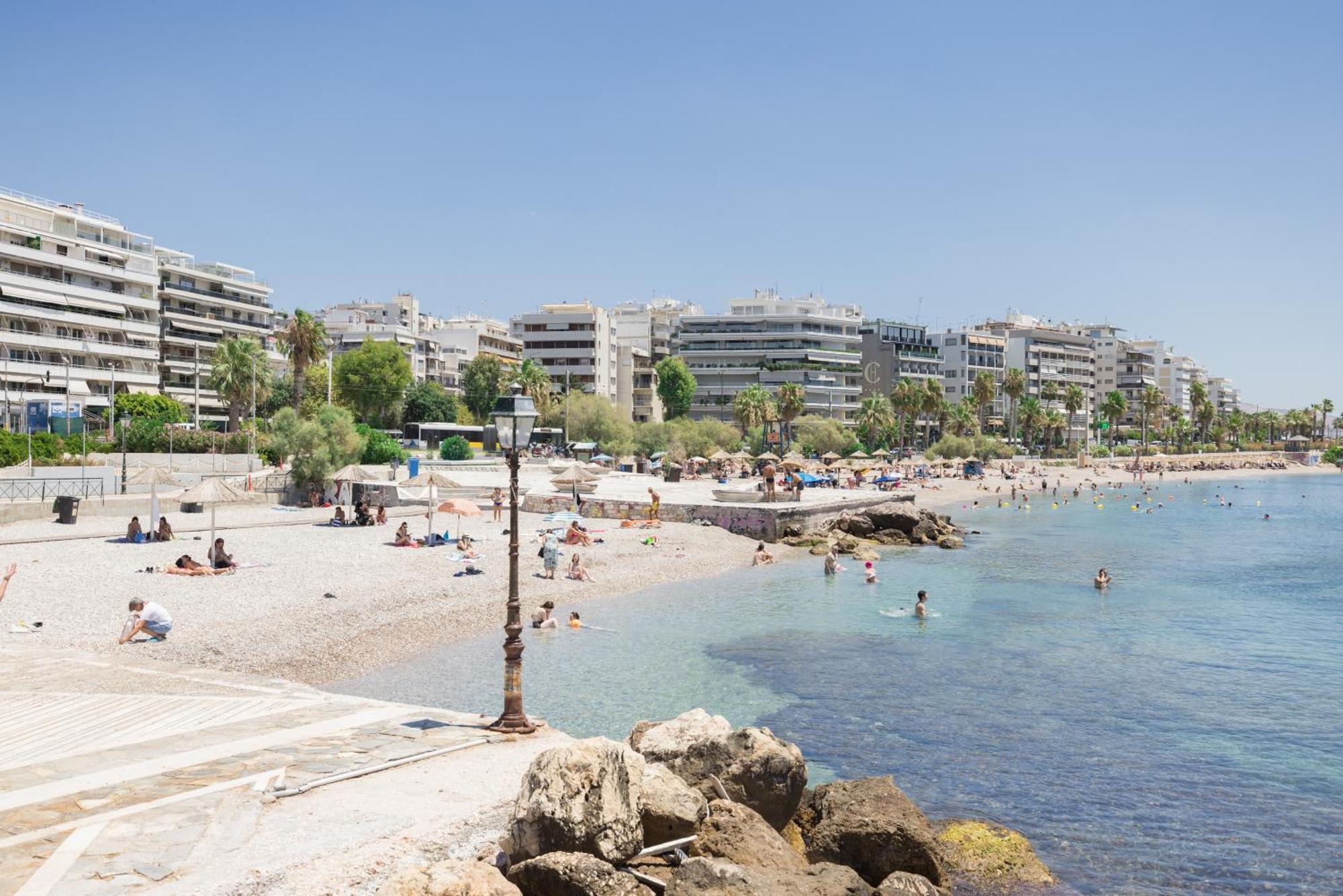 Athens Riviera, Seaview, Beachfront, Lux Apartment On Starbucks Building Экстерьер фото