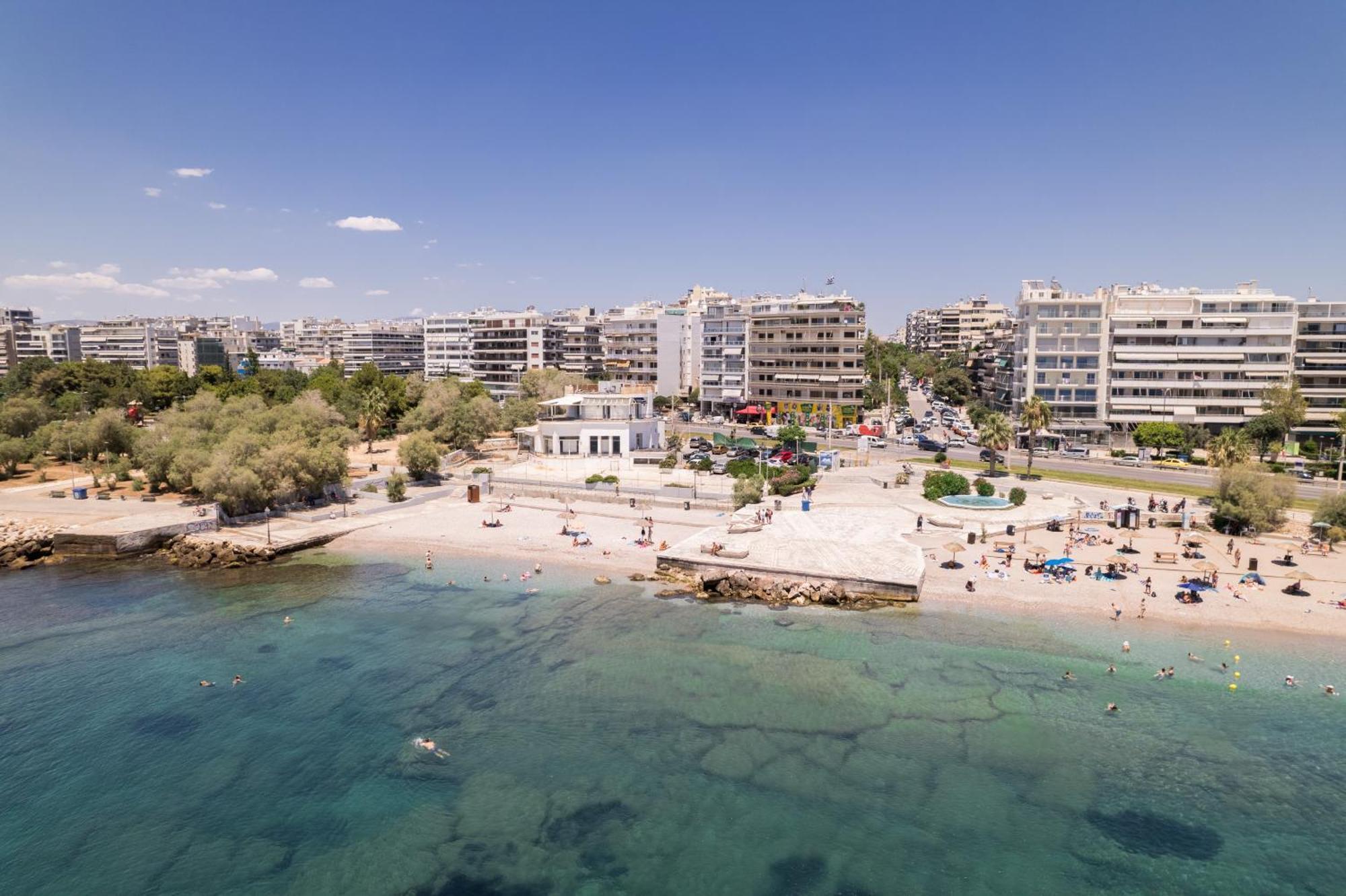 Athens Riviera, Seaview, Beachfront, Lux Apartment On Starbucks Building Экстерьер фото