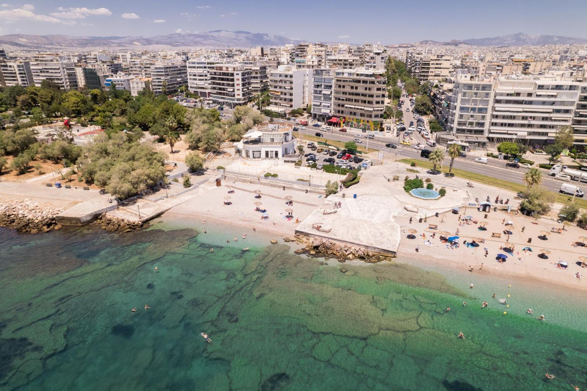 Athens Riviera, Seaview, Beachfront, Lux Apartment On Starbucks Building Экстерьер фото