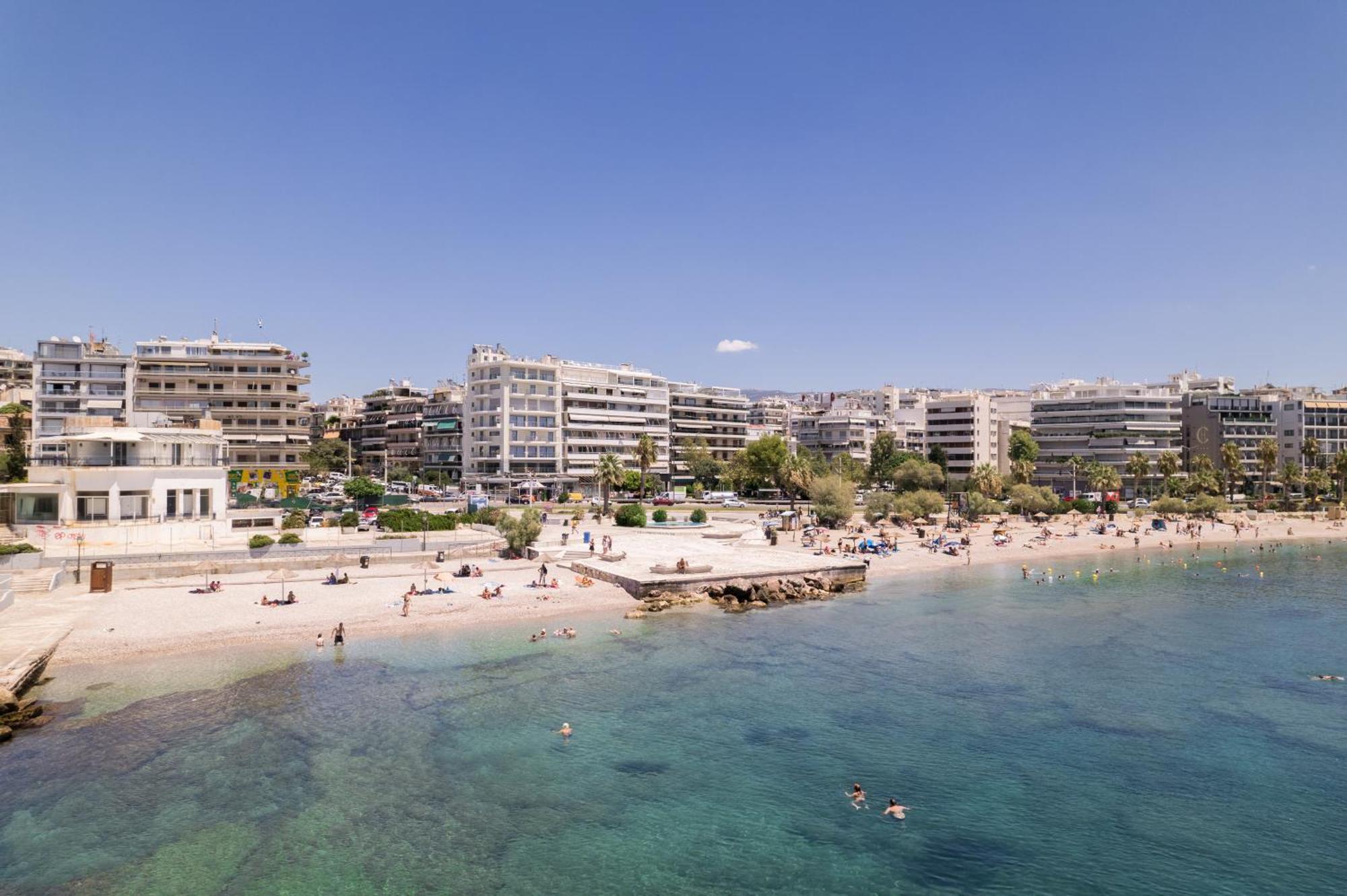 Athens Riviera, Seaview, Beachfront, Lux Apartment On Starbucks Building Экстерьер фото