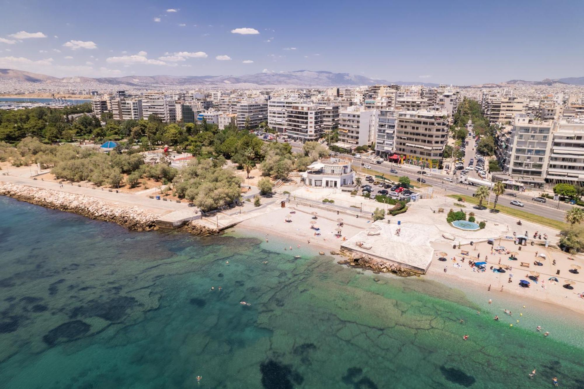 Athens Riviera, Seaview, Beachfront, Lux Apartment On Starbucks Building Экстерьер фото