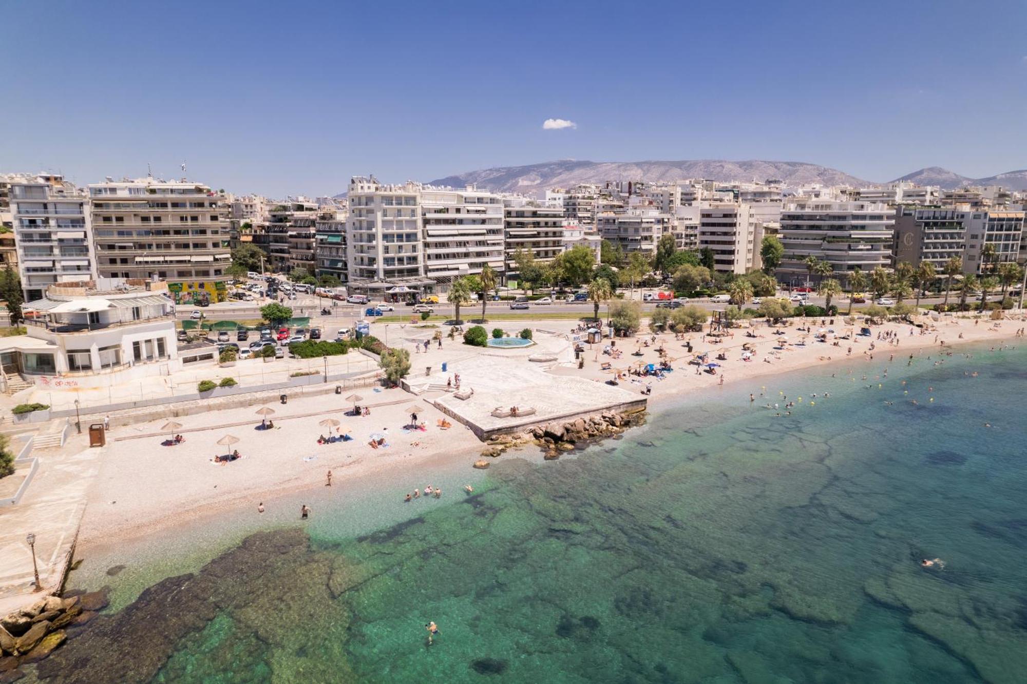 Athens Riviera, Seaview, Beachfront, Lux Apartment On Starbucks Building Экстерьер фото